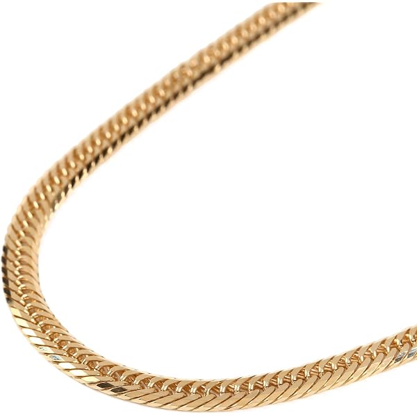 Amazon | [ハッピーグッツショップ] 喜平 ネックレス k18 18金 Mカット